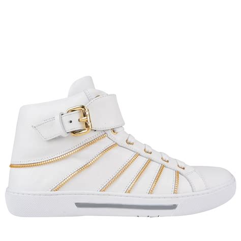 versace footwear women high top|versace zipped high top sneakers.